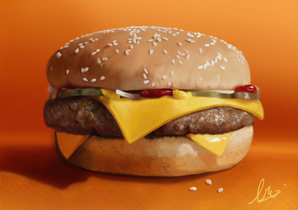 1024x724 Food Painting By Duckwai Yummy Stuff!! Food - Oil Painting Food