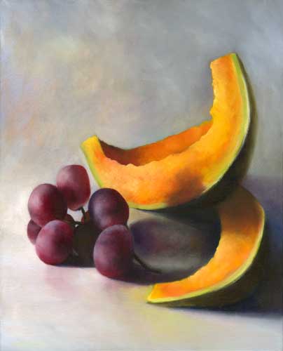 404x500 Juicy New Oil Painting Summer Fruit Jo Bradney Still Life - Oil Painting Food