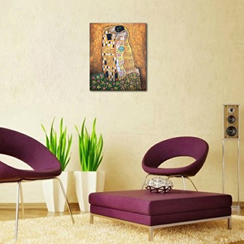 500x500 Oil Paintings Handmade Art On Canvas Wall Decorations Gustav Klimt - Oil Painting For Bedroom