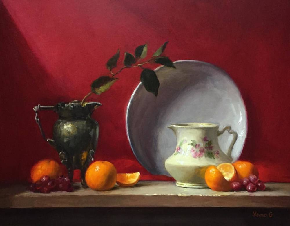 1000x777 Still Life Yana Golikova Fine Art - Oil Painting For Kitchen