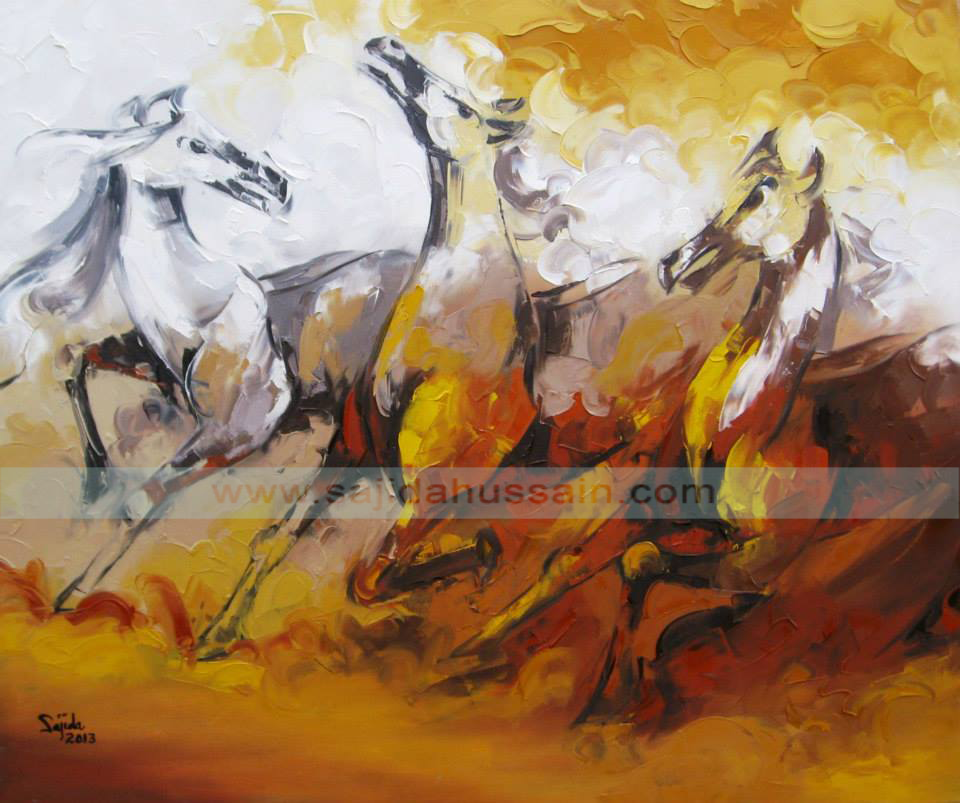 960x803 Fine Artist Of Pakistan Oil Paintings, Modern Pakistani Art - Oil Painting Gallery Art