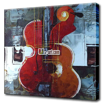 350x350 Guitar Canvas Oil Painting - Oil Painting Guitar