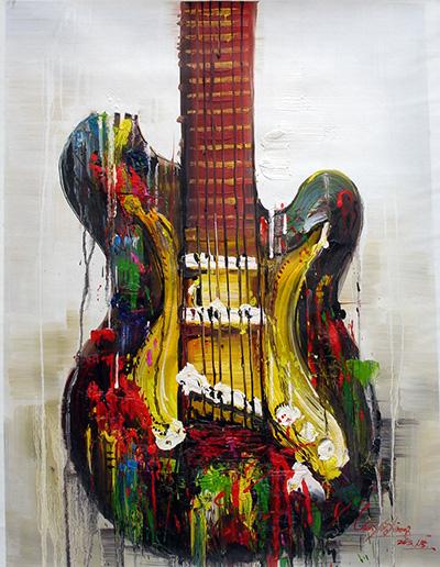 400x516 Morandi's Drawer Gallery - Oil Painting Guitar