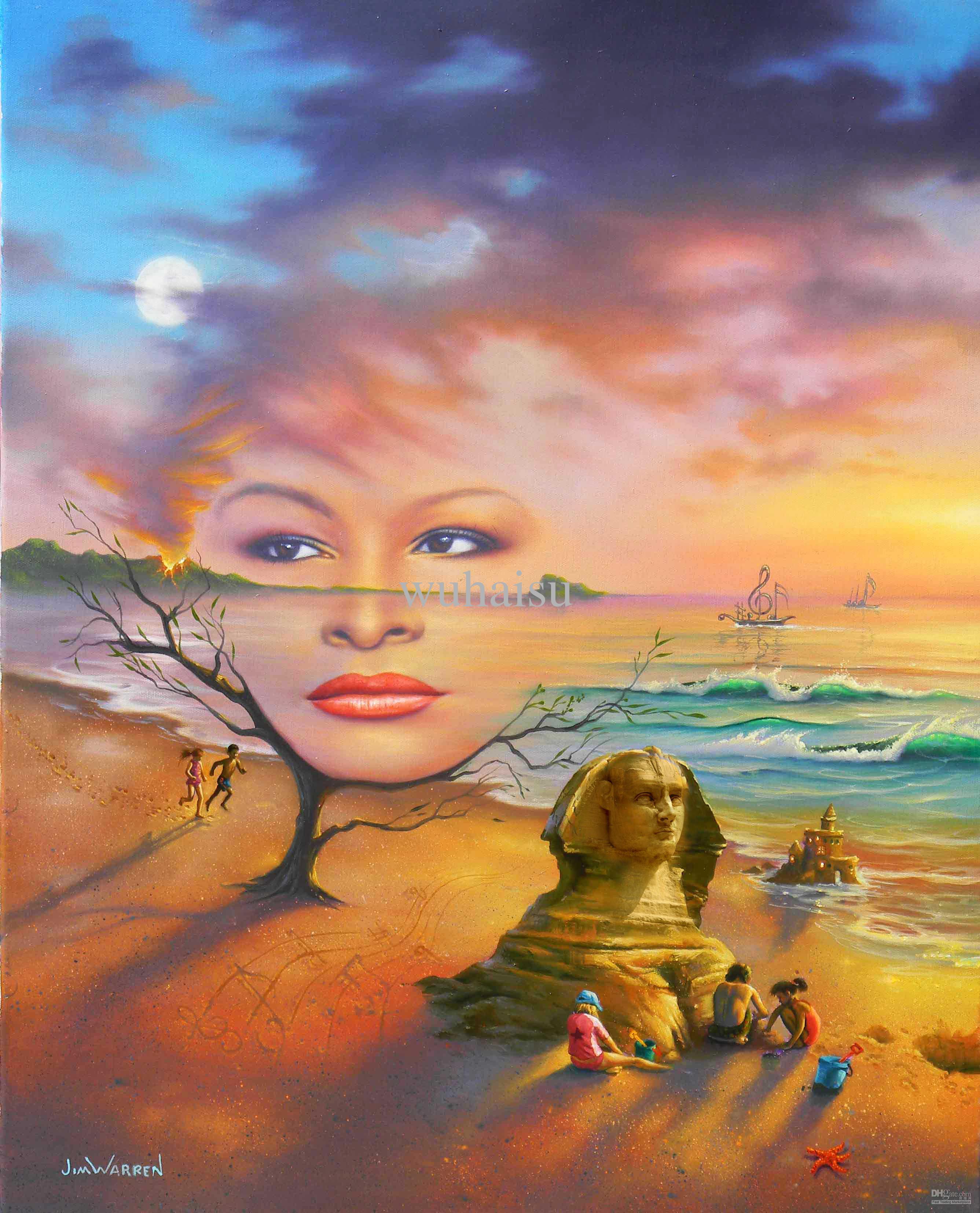 2673x3307 2018 Hot Selling Hd Print Oil Painting On Canvas Jim Warren Kids - Oil Painting Hd