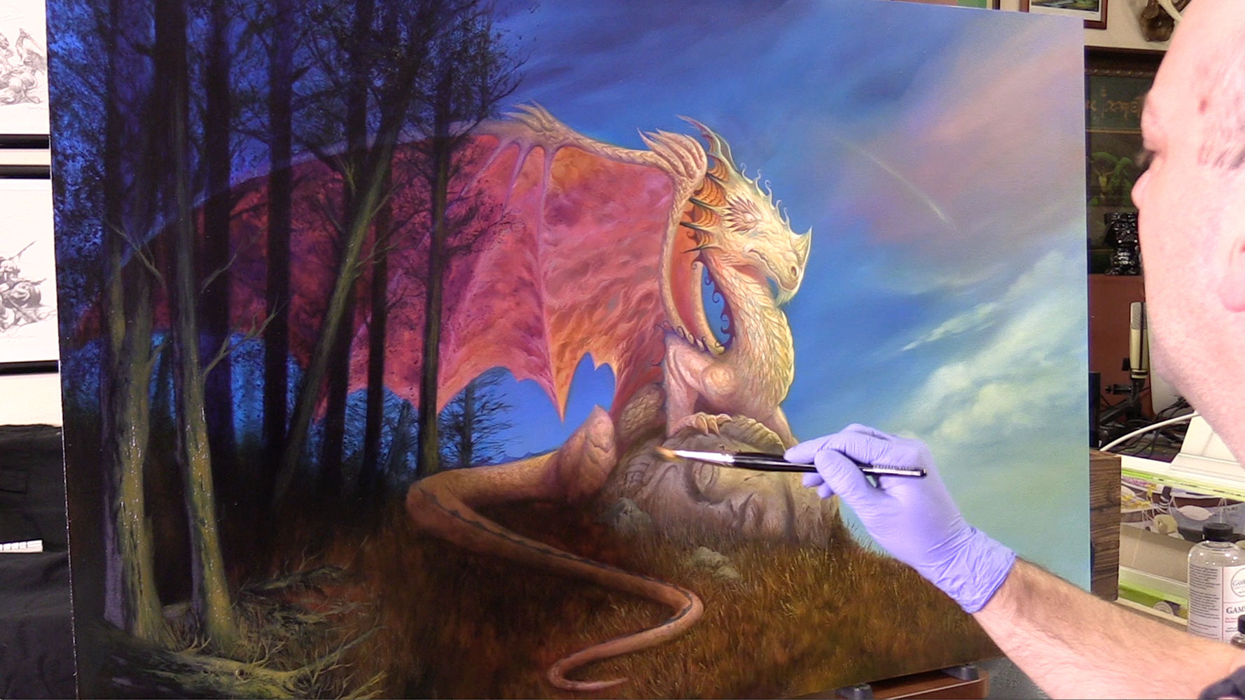 1778x1000 Fantasy Art Workshop Oil Painting Techniques Digital Download - Oil Painting Images