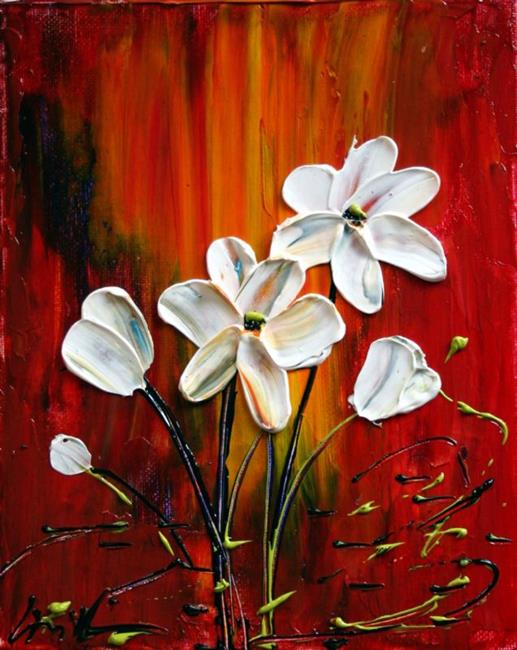 517x650 Delicate Flowers Oil Painting - Oil Painting Images Flowers