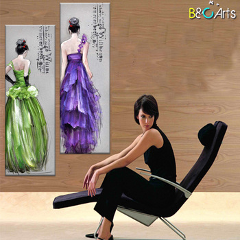 350x350 Sex Woman Portrait Oil Painting For Bathroom Decoration - Oil Painting In Bathroom