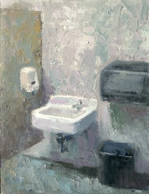 210x273 Zspmed Of Bathroom Oil Painting - Oil Painting In Bathroom