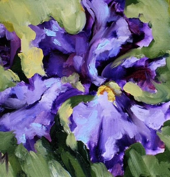 Oil Painting Iris at PaintingValley.com | Explore collection of Oil ...