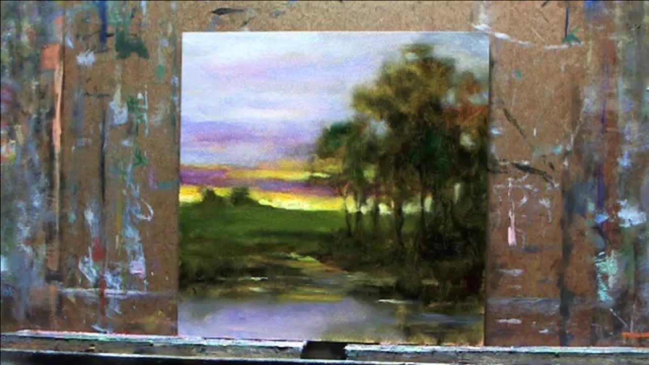 1280x720 Simple Landscape Oil Painting Demo - Oil Painting Landscape