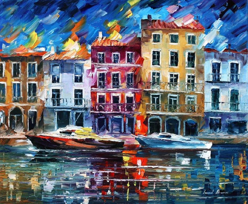 947x780 Leonid Afremov, Oil On Canvas, Palette Knife, Buy Original - Oil Painting Landscape Artists