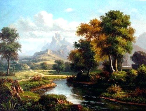 Oil Painting Landscape Artists at PaintingValley.com | Explore ...