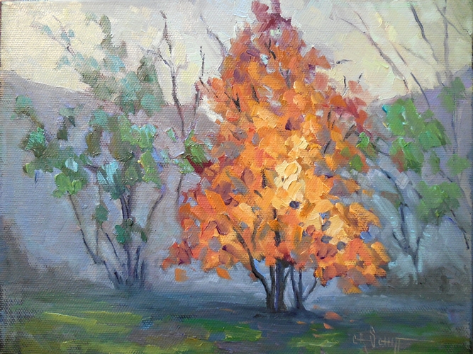 667x500 Palette Knife Painters, International Daily Painting, Small Oil - Oil Painting Landscape Artists