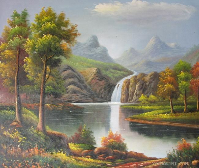 650x549 Art By Famous Artists Landscape Artists World Famous Oil - Oil Painting Landscape Artists