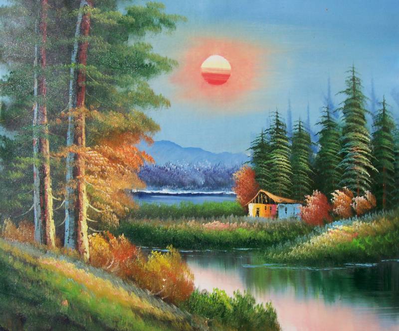 800x665 Oil Paintings Frames - Oil Painting Landscape Images