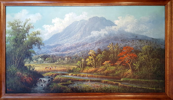700x403 Jay Ruhiat (B.1949) Original Oil Painting, Landscape - Oil Painting Landscape Pictures