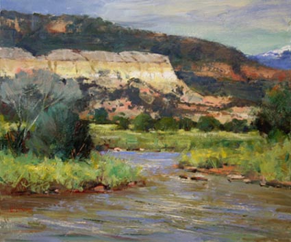 425x353 Landscape Oil Painting Dvds The Artwork Of Doug Higgins, Santa - Oil Painting Landscape Pictures