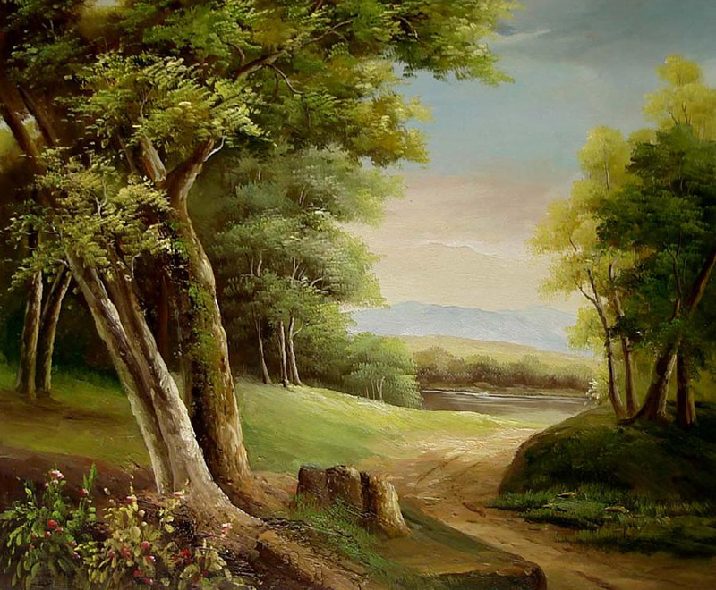 800x660 Famous Landscape Oil Painting Reproductions Paintings Galore Online - Oil Painting Landscape Pictures