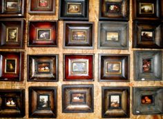 236x173 Bird Portrait Oil Painting, Original On Canvas, Small Miniature - Oil Painting Miniatures