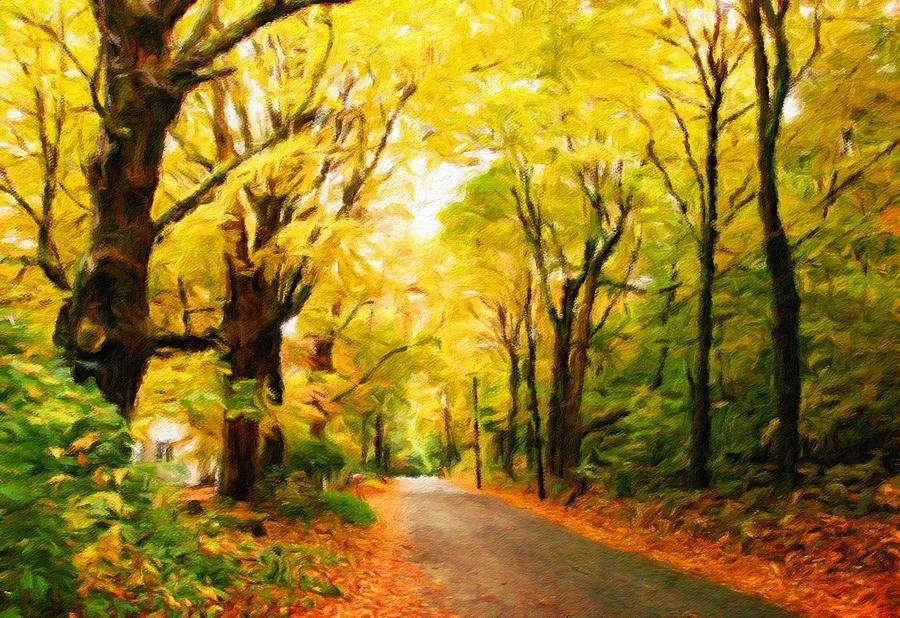 900x618 Nature Scenery Oil Paintings On Canvas Painting By World Map - Oil Painting Natural Scenery