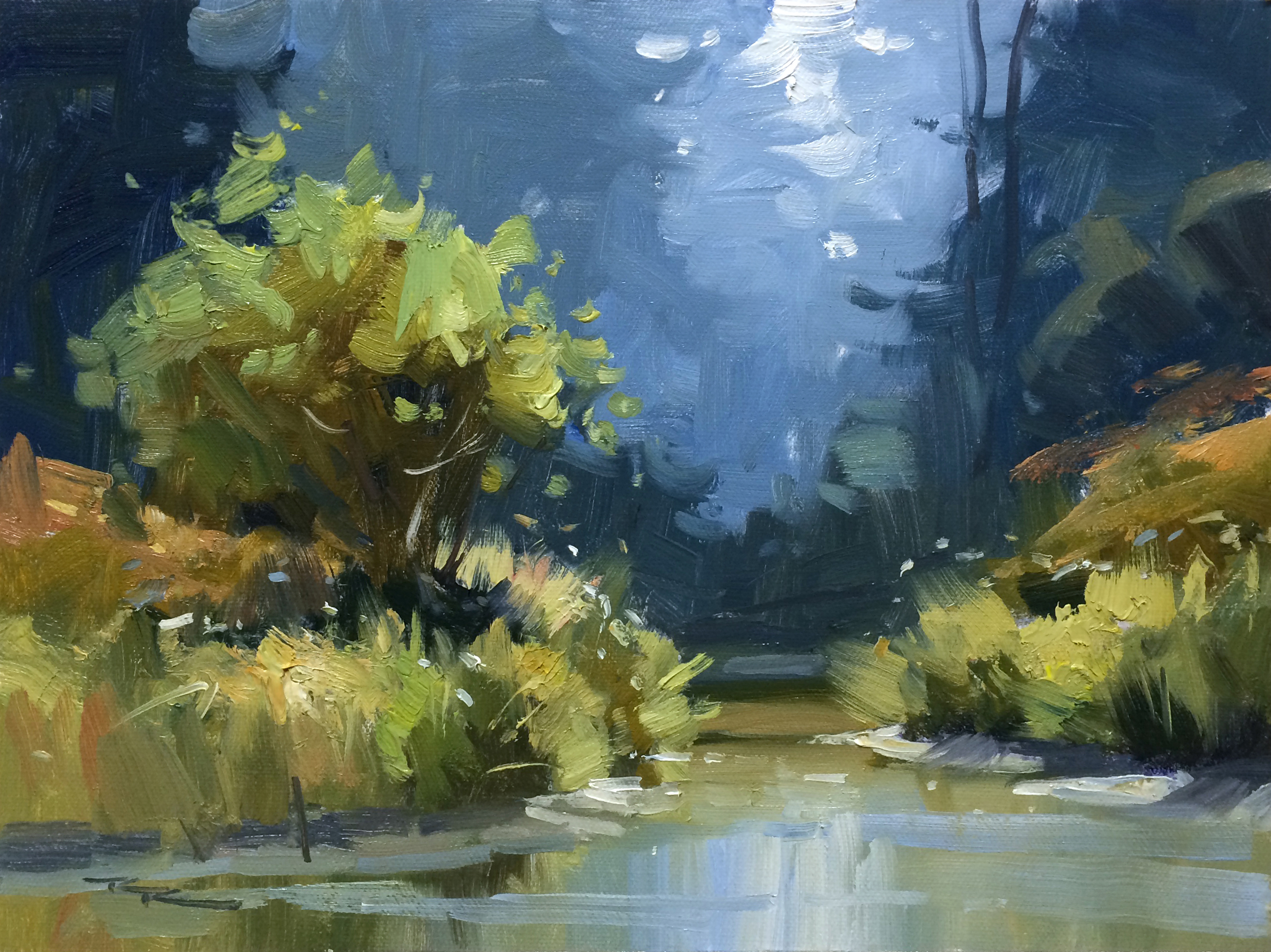 2884x2160 Oil Painting Nature Scenes Online Painting Workshop 37 - Oil Painting Nature Scenes