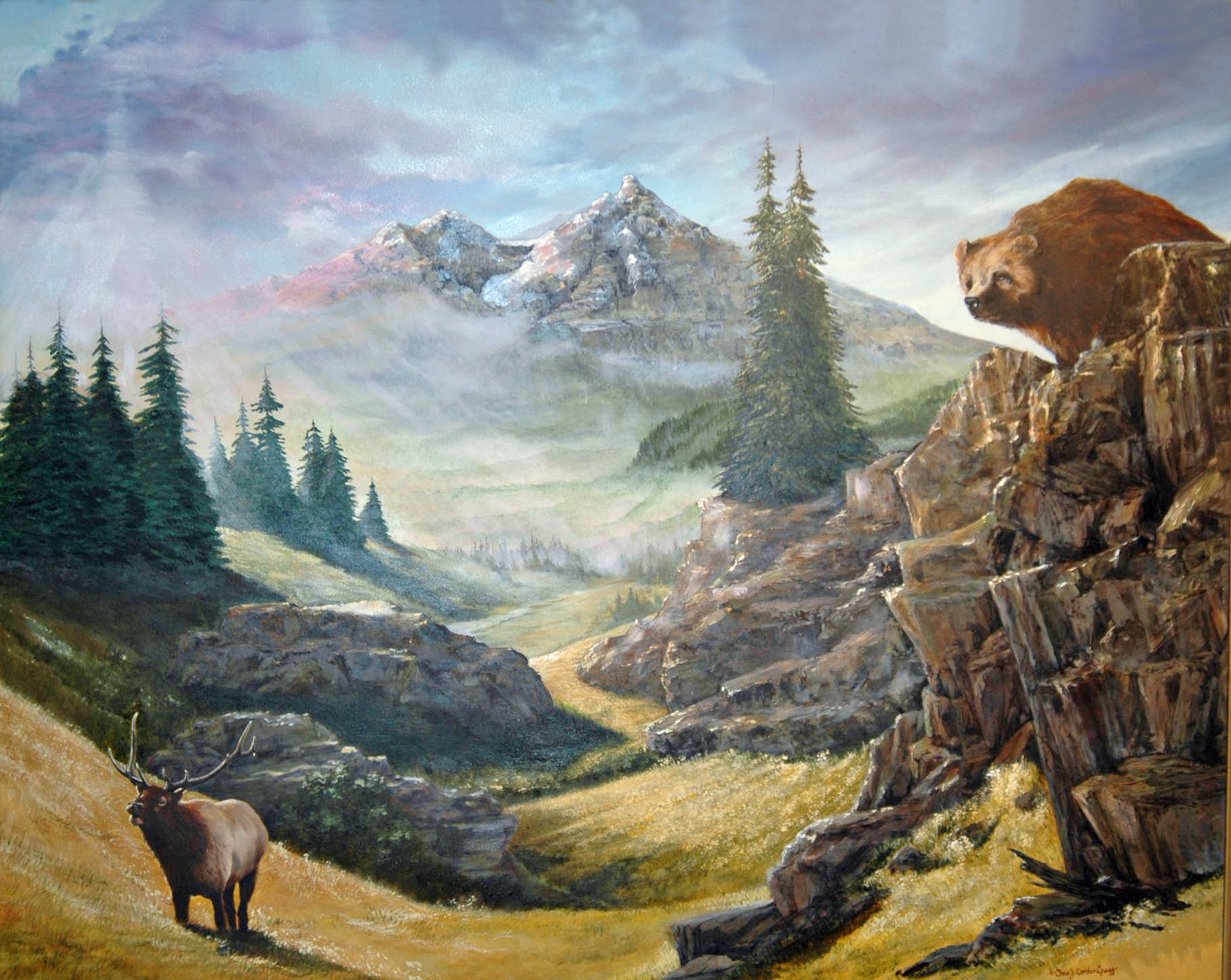 1815x1445 Oil Paintings - Oil Painting Nature Scenes