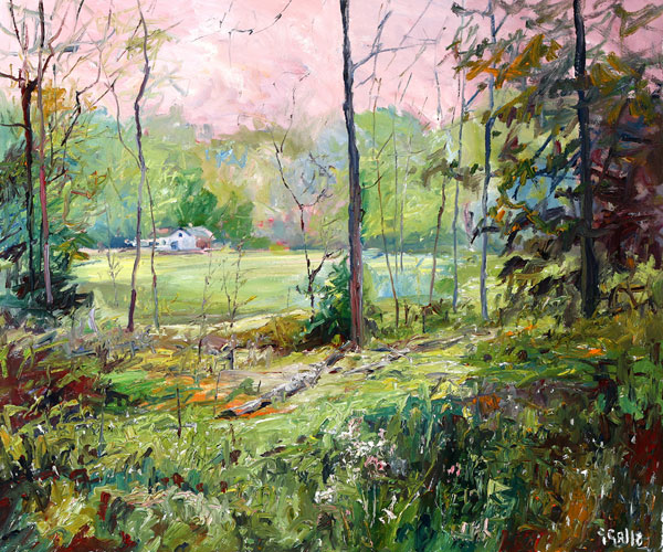 600x500 George Gallo A Love For Oil Painting And Nature - Oil Painting Nature Scenes