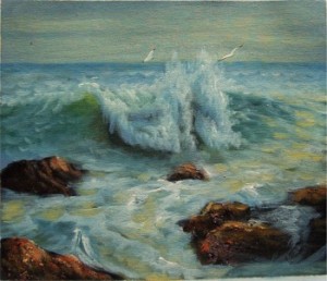 300x258 Painting Ocean Painting Techniques Oil Paintings How - Oil Painting Ocean
