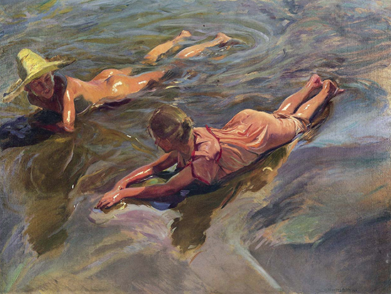 550x413 Sorolla Up Close - Oil Painting Of America
