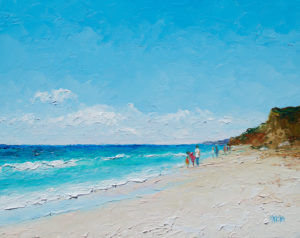 300x238 Latest Beach Art Beach Paintings - Oil Painting Of Beach Scenes