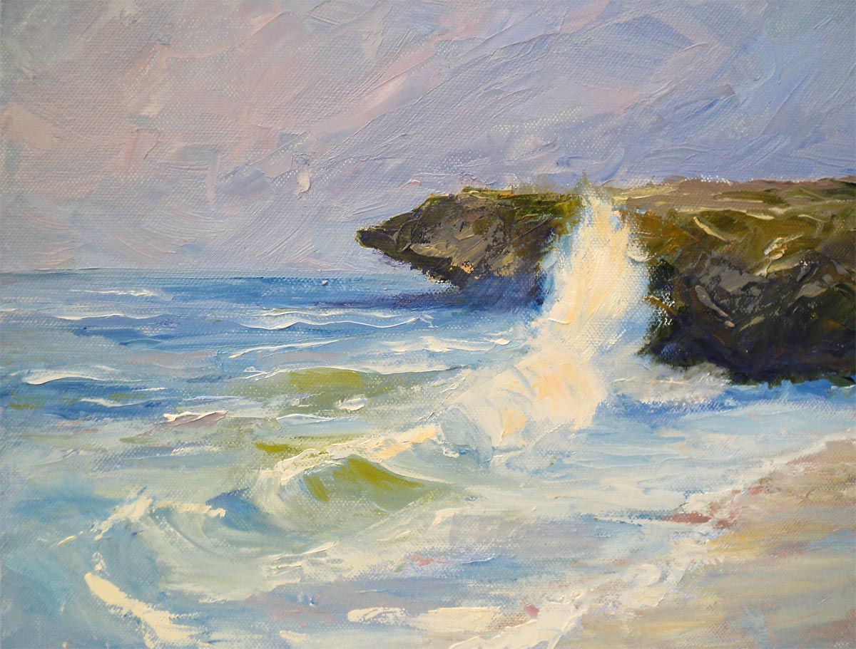 1200x911 Online Painting Workshop 13 - Oil Painting Of Beach Scenes