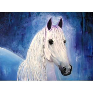 300x300 Horse Painting. Oil Painting Horse. Original Painting - Oil Painting Of Horses Original