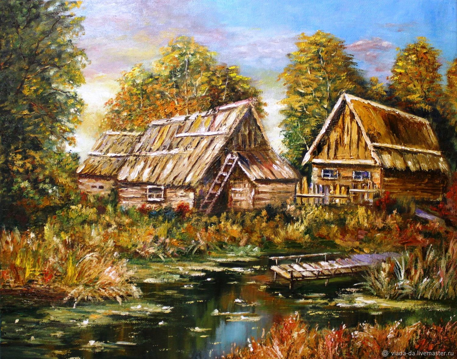 1500x1178 Oil Paintings Of Houses Oil Painting House In The Village Shop - Oil Painting Of House