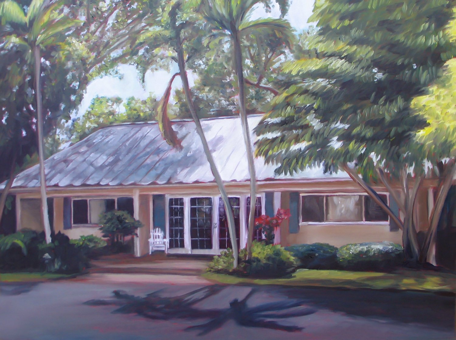 1500x1120 Custom House Painting - Oil Painting Of House