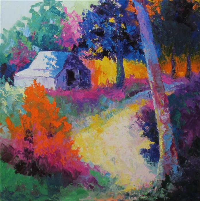 696x700 Old Barn By Weldon Ball - Oil Painting Of Old Barns