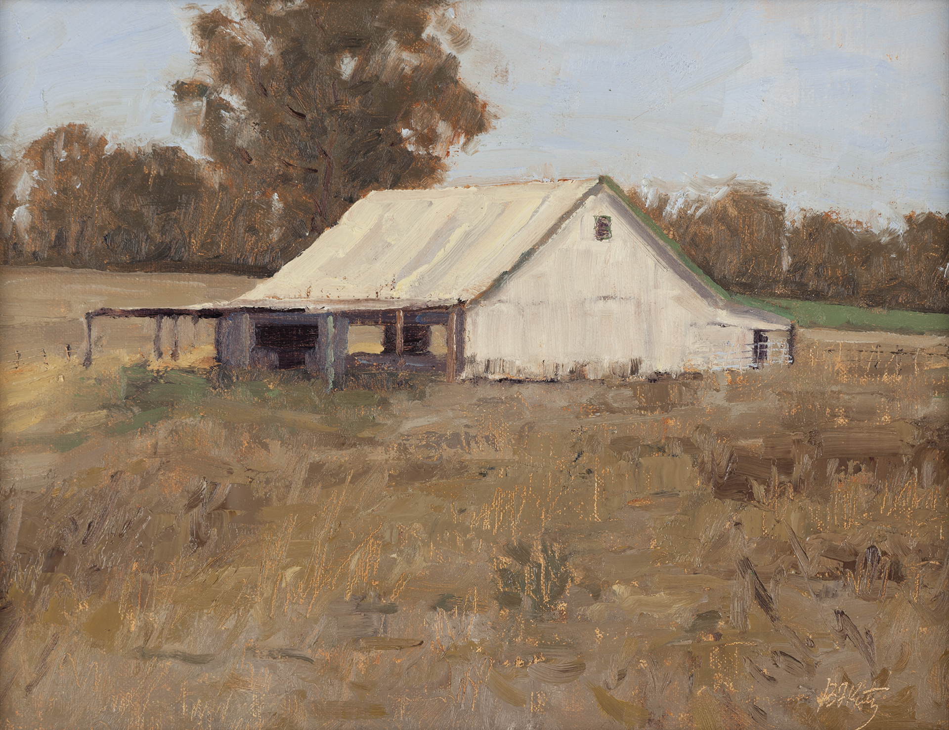 1920x1478 The Old Barn Bruce Katz Studio - Oil Painting Of Old Barns