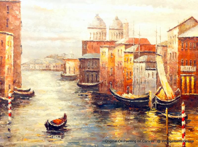 800x597 Vintage Amp Memories - Oil Painting Of Venice Italy