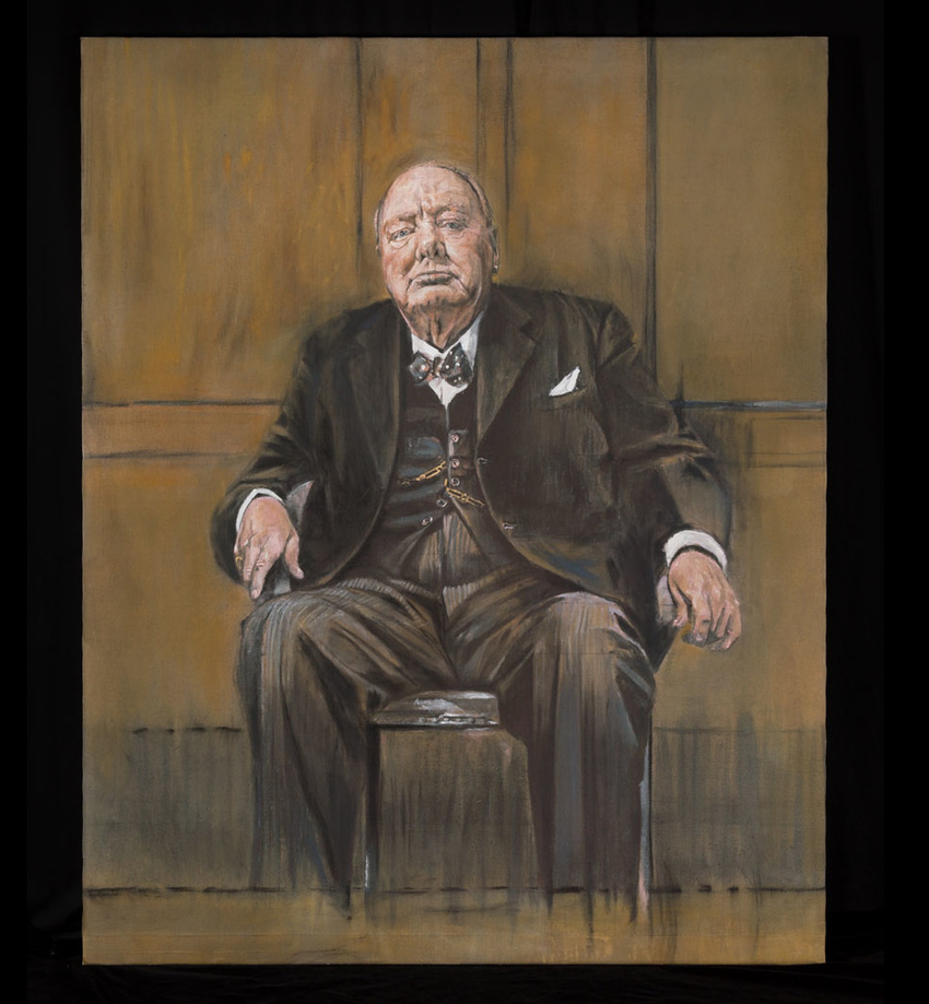 850x919 Factum Arte Winston Churchill - Oil Painting Of Winston Churchill