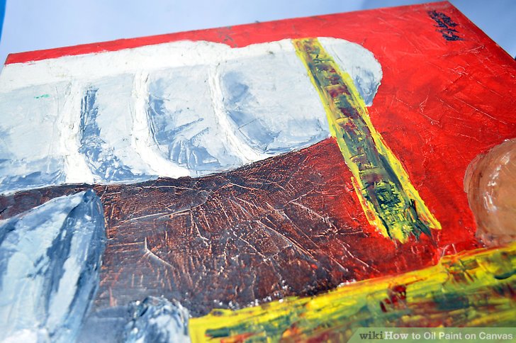 728x484 How To Oil Paint On Canvas (With Pictures) - Oil Painting On Canvas