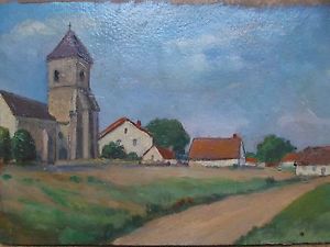 300x225 Antique Oil Painting. Oil, Cardboard. Size 7.2 On 5 Inches. Ebay - Oil Painting On Cardboard