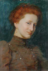 200x296 The Imaginary Museum Of T. F. Simon Oil Paintings 1898 1942 - Oil Painting On Cardboard