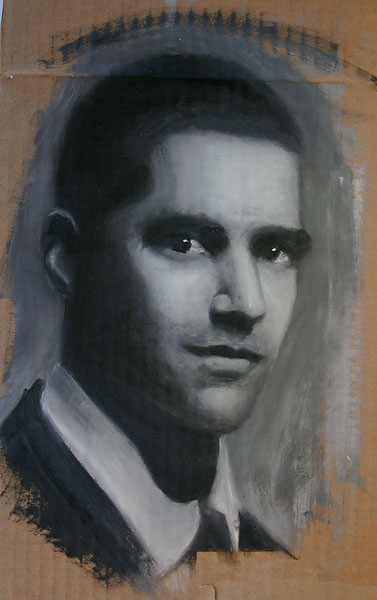 377x600 Clay Doss Surfing Calendar - Oil Painting On Cardboard