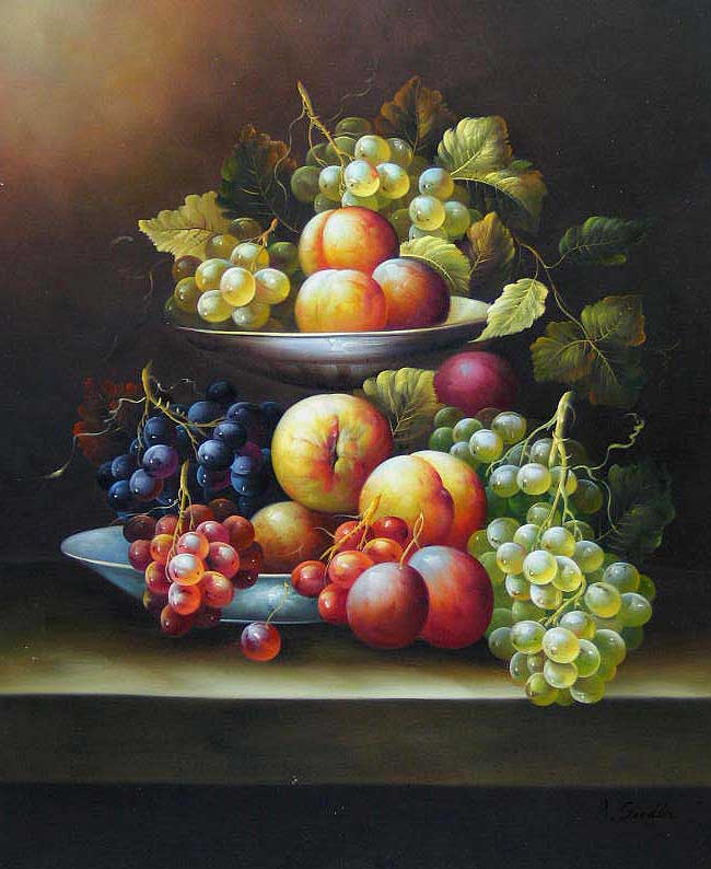 650x794 Still Life Fruit,oil Paintings Online - Oil Painting Online