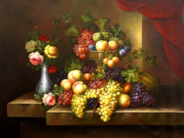 709x532 Classic Fruit Still Life,oil Paintings Online - Oil Painting Online