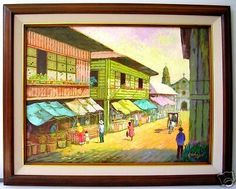 236x189 Fruit Vendors' - Oil Painting Philippines