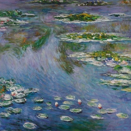 458x458 Water Lilies By Claude Monet Oil Painting Reproductions - Oil Painting Pics