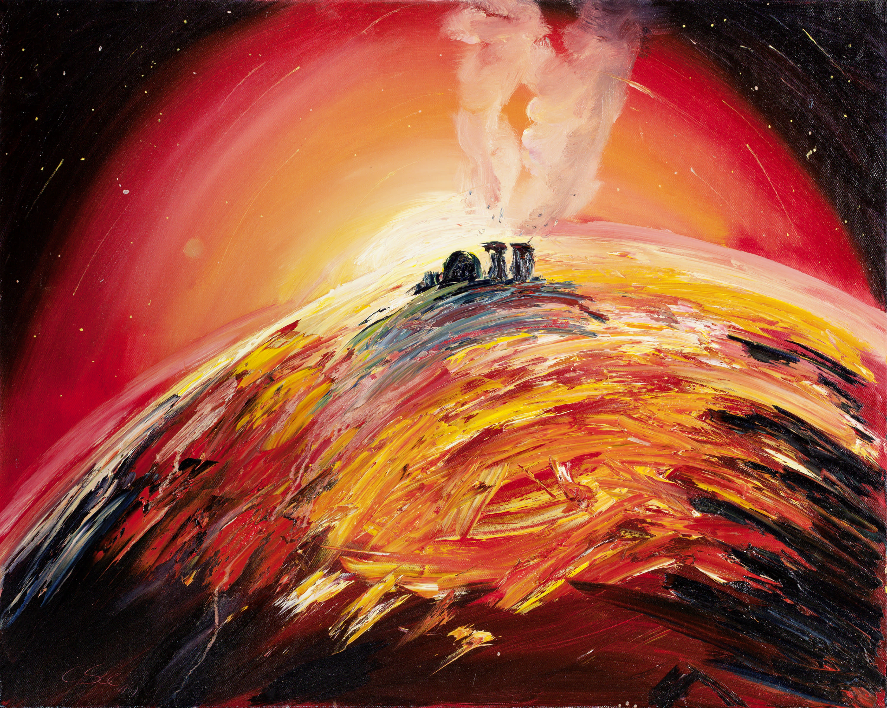 3000x2396 Oil Painting Meltdown - Oil Painting Pictures