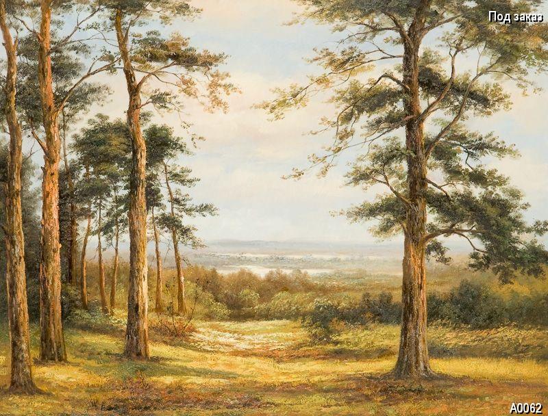 Oil Painting Pine Trees at Explore collection of