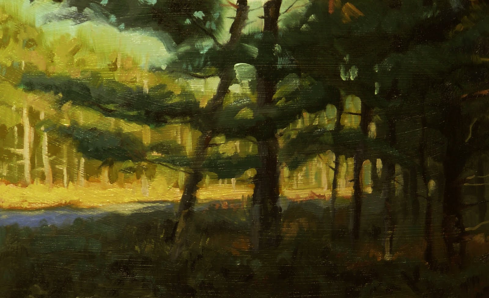 Oil Painting Pine Trees at Explore collection of