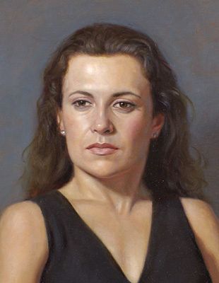 310x400 Realistic Oil Portrait Painting Technique Demonstration - Oil Painting Portraits